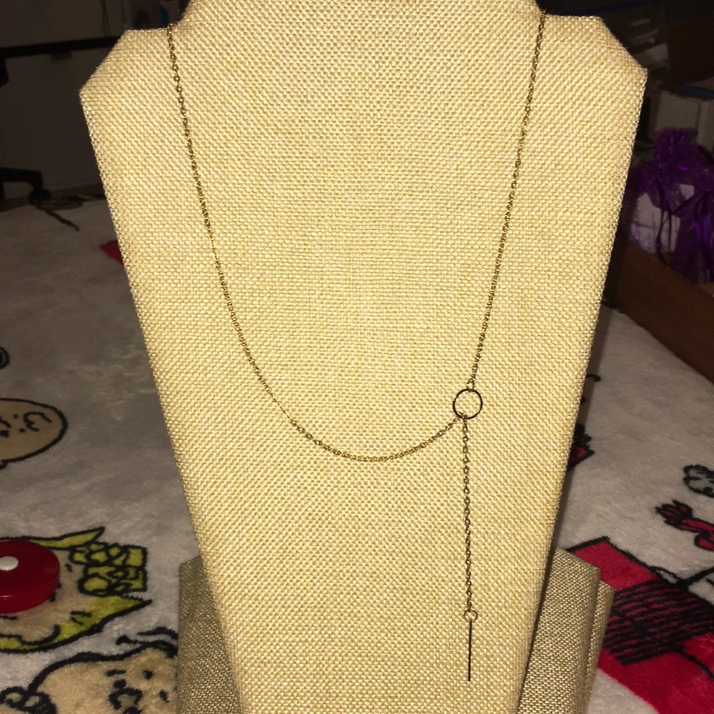 Gold Resize-able Minimalist necklace NWT
